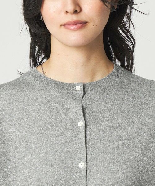 green label relaxing / グリーンレーベル リラクシング カーディガン・ボレロ | ラメ フォルム ハーフスリーブ ニット カーディガン ウォッシャブル | 詳細16