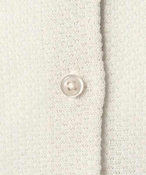 green label relaxing / グリーンレーベル リラクシング カーディガン・ボレロ | ハニカム クロップド ニット カーディガン | 詳細3