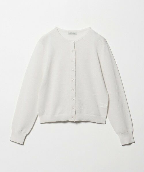 green label relaxing / グリーンレーベル リラクシング カーディガン・ボレロ | ハニカム クロップド ニット カーディガン | 詳細4