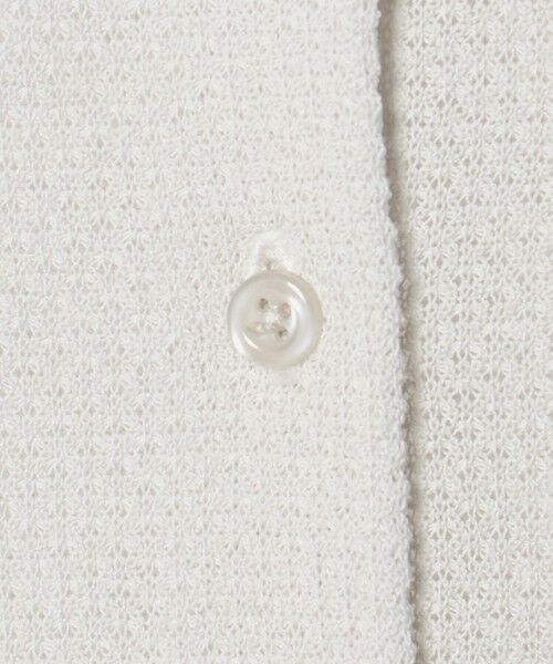 green label relaxing / グリーンレーベル リラクシング カーディガン・ボレロ | ハニカム クロップド ニット カーディガン | 詳細8