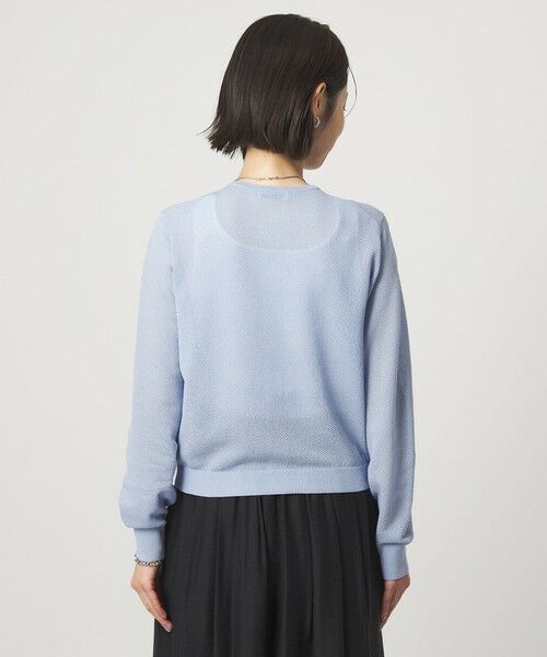 green label relaxing / グリーンレーベル リラクシング カーディガン・ボレロ | ハニカム クロップド ニット カーディガン | 詳細21