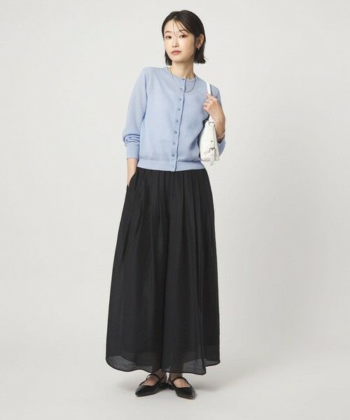 green label relaxing / グリーンレーベル リラクシング カーディガン・ボレロ | ハニカム クロップド ニット カーディガン | 詳細17