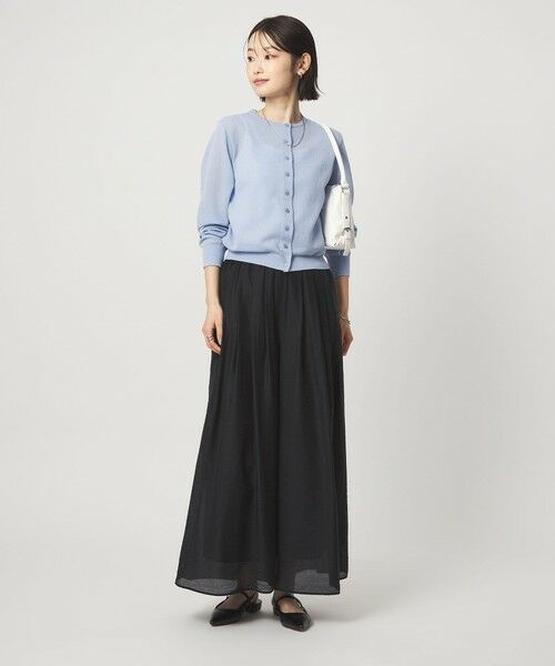 green label relaxing / グリーンレーベル リラクシング カーディガン・ボレロ | ハニカム クロップド ニット カーディガン | 詳細18