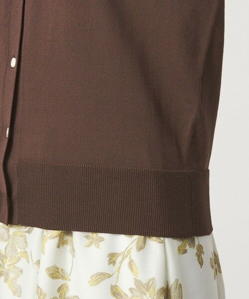 green label relaxing / グリーンレーベル リラクシング カーディガン・ボレロ | HIYOKE クルーネック ニット カーディガン マシンウォッシャブル 接触冷感 UVカット 遮熱 | 詳細20