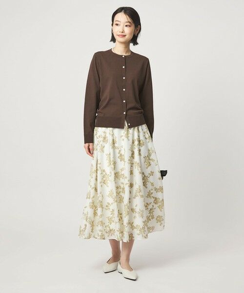 green label relaxing / グリーンレーベル リラクシング カーディガン・ボレロ | HIYOKE クルーネック ニット カーディガン マシンウォッシャブル 接触冷感 UVカット 遮熱 | 詳細14