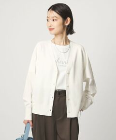 green label relaxing / グリーンレーベル リラクシング カーディガン・ボレロ | HIYOKE Vネック ニット カーディガン マシンウォッシャブル 接触冷感 UVカット 遮熱