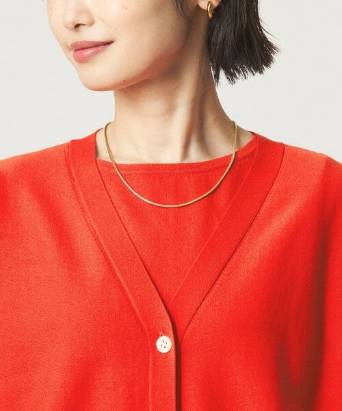 green label relaxing / グリーンレーベル リラクシング カーディガン・ボレロ | HIYOKE Vネック ニット カーディガン マシンウォッシャブル 接触冷感 UVカット 遮熱 | 詳細17