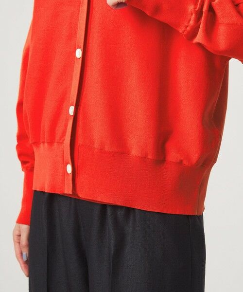 green label relaxing / グリーンレーベル リラクシング カーディガン・ボレロ | HIYOKE Vネック ニット カーディガン マシンウォッシャブル 接触冷感 UVカット 遮熱 | 詳細19