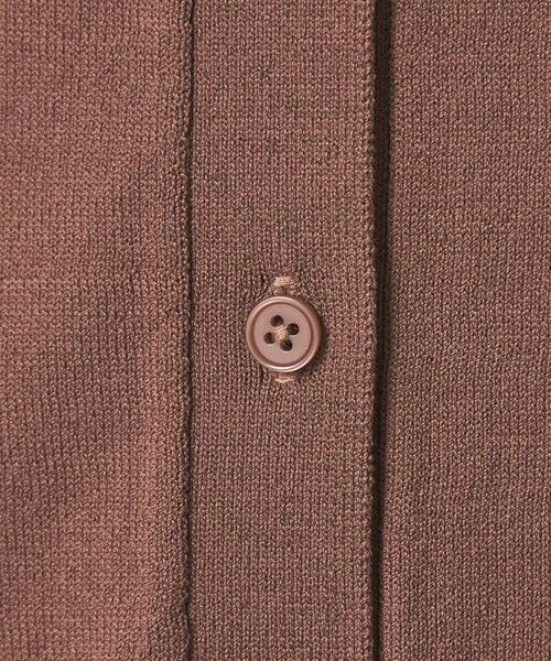 green label relaxing / グリーンレーベル リラクシング カーディガン・ボレロ | 裾レース ドッキング ニット カーディガン | 詳細21