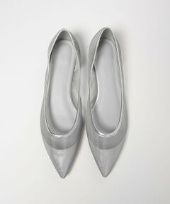 green label relaxing / グリーンレーベル リラクシング パンプス | ポインテッド チュール フラットシューズ