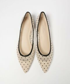 green label relaxing / グリーンレーベル リラクシング パンプス | ポインテッド チュール フラットシューズ