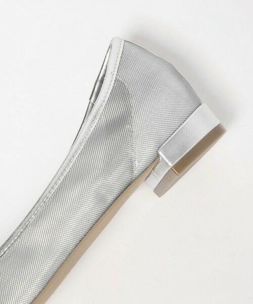 green label relaxing / グリーンレーベル リラクシング パンプス | ポインテッド チュール フラットシューズ | 詳細3