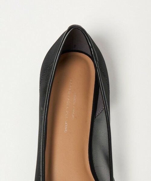 green label relaxing / グリーンレーベル リラクシング パンプス | ポインテッド チュール フラットシューズ | 詳細9