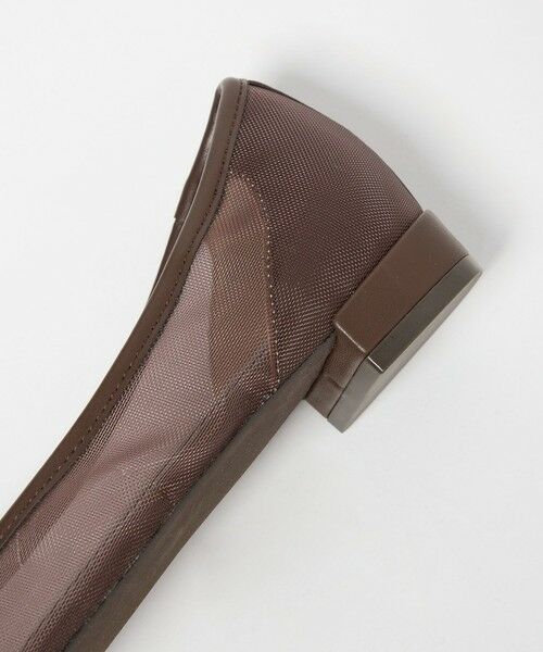 green label relaxing / グリーンレーベル リラクシング パンプス | ポインテッド チュール フラットシューズ | 詳細17