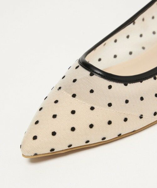 green label relaxing / グリーンレーベル リラクシング パンプス | ポインテッド チュール フラットシューズ | 詳細19