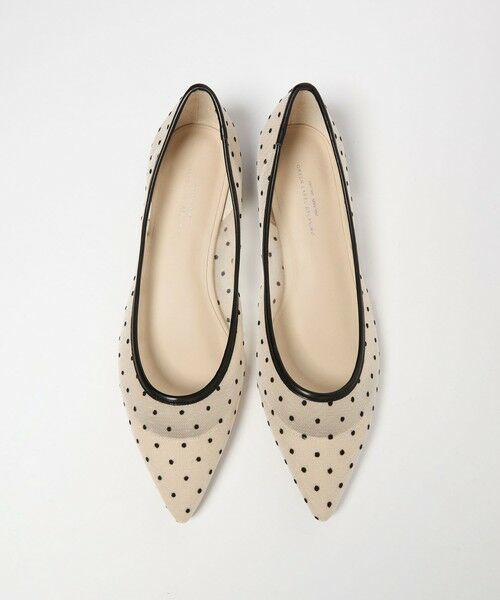 green label relaxing / グリーンレーベル リラクシング パンプス | ポインテッド チュール フラットシューズ（その他1）