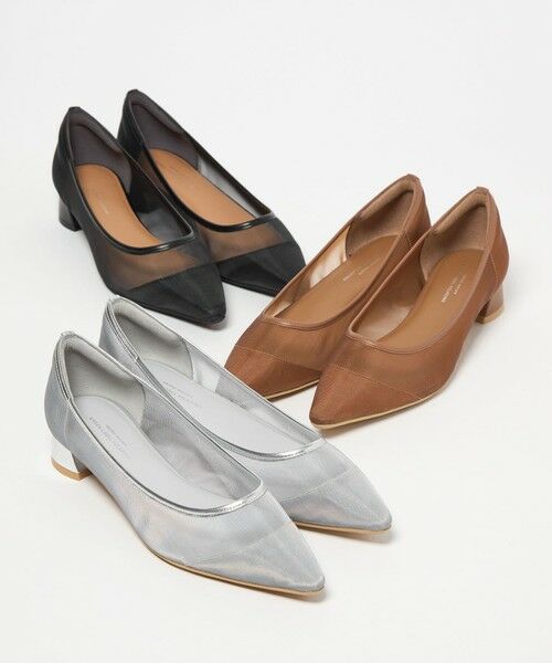 green label relaxing / グリーンレーベル リラクシング パンプス | ポインテッド チュール パンプス | 詳細12