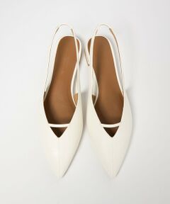 green label relaxing / グリーンレーベル リラクシング パンプス | ポインテッド Vカットバー スリングバックシューズ / サンダル / パンプス