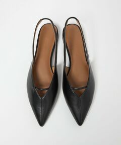 green label relaxing / グリーンレーベル リラクシング パンプス | ポインテッド Vカットバー スリングバックシューズ / サンダル / パンプス