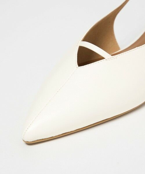 green label relaxing / グリーンレーベル リラクシング パンプス | ポインテッド Vカットバー スリングバックシューズ / サンダル / パンプス | 詳細2