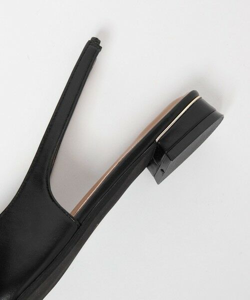 green label relaxing / グリーンレーベル リラクシング パンプス | ポインテッド Vカットバー スリングバックシューズ / サンダル / パンプス | 詳細12