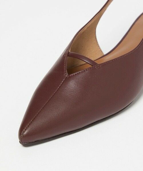 green label relaxing / グリーンレーベル リラクシング パンプス | ポインテッド Vカットバー スリングバックシューズ / サンダル / パンプス | 詳細14