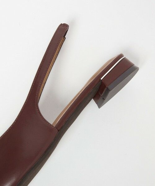 green label relaxing / グリーンレーベル リラクシング パンプス | ポインテッド Vカットバー スリングバックシューズ / サンダル / パンプス | 詳細15