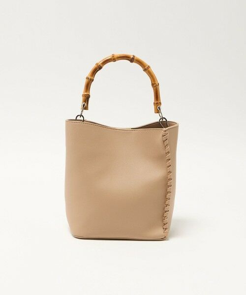 green label relaxing / グリーンレーベル リラクシング ショルダーバッグ | 2WAY バンブーハンドル バッグ（BEIGE）