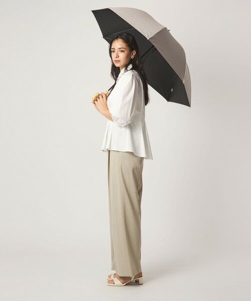 green label relaxing / グリーンレーベル リラクシング 傘 | 【別注】＜because＞パイピング アンブレラ 長傘 晴雨兼用 レイン UVカット | 詳細2