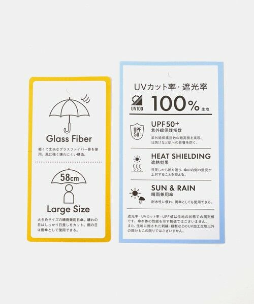 green label relaxing / グリーンレーベル リラクシング 傘 | 【別注】＜because＞パイピング アンブレラ 長傘 晴雨兼用 レイン UVカット | 詳細10