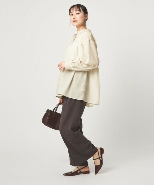 green label relaxing / グリーンレーベル リラクシング シャツ・ブラウス | ボリューム ギャザー ハオリ ブラウス UVカット 接触冷感 | 詳細4