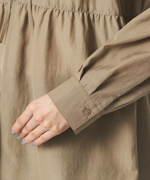 green label relaxing / グリーンレーベル リラクシング シャツ・ブラウス | ボリューム ギャザー ハオリ ブラウス UVカット 接触冷感 | 詳細20