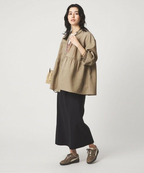 green label relaxing / グリーンレーベル リラクシング シャツ・ブラウス | ボリューム ギャザー ハオリ ブラウス UVカット 接触冷感 | 詳細15