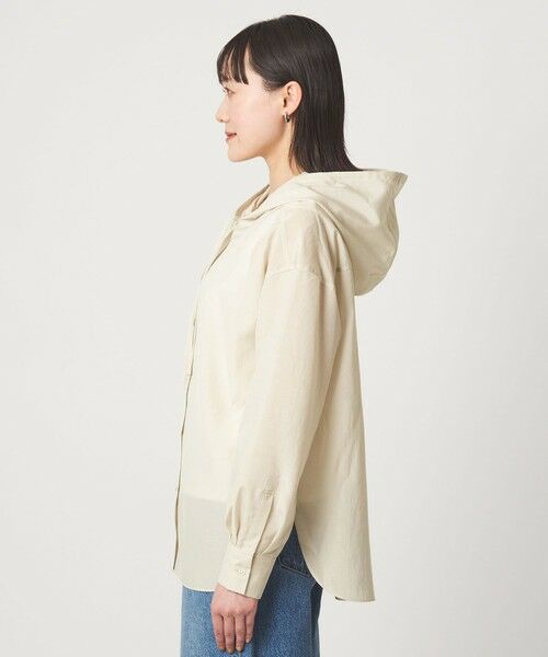 green label relaxing / グリーンレーベル リラクシング シャツ・ブラウス | フード シャツ UVカット 接触冷感 | 詳細7