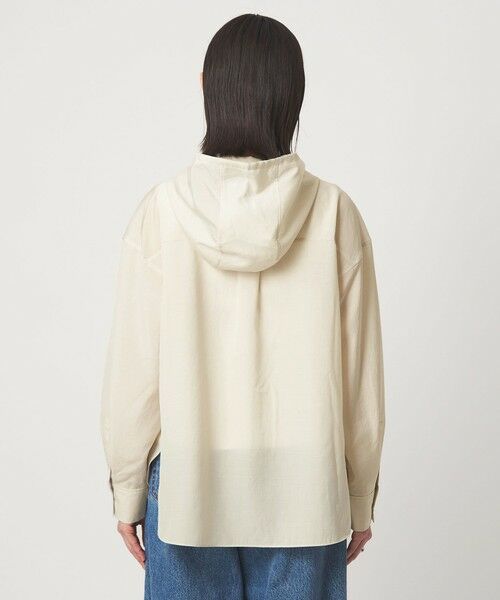 green label relaxing / グリーンレーベル リラクシング シャツ・ブラウス | フード シャツ UVカット 接触冷感 | 詳細8