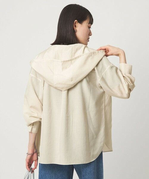 green label relaxing / グリーンレーベル リラクシング シャツ・ブラウス | フード シャツ UVカット 接触冷感 | 詳細2