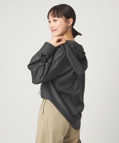 green label relaxing / グリーンレーベル リラクシング シャツ・ブラウス | フード シャツ UVカット 接触冷感 | 詳細14