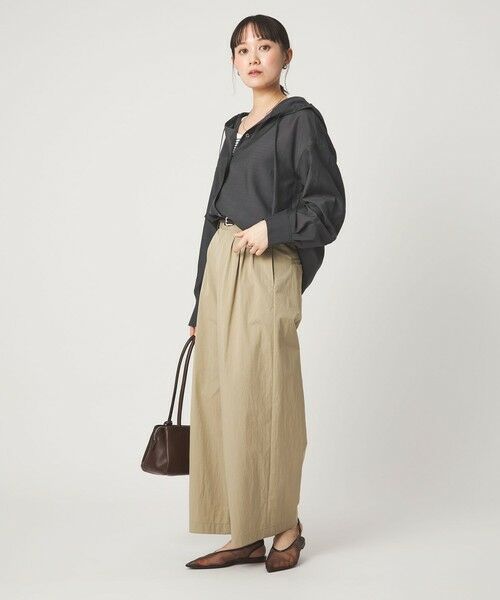 green label relaxing / グリーンレーベル リラクシング シャツ・ブラウス | フード シャツ UVカット 接触冷感 | 詳細16