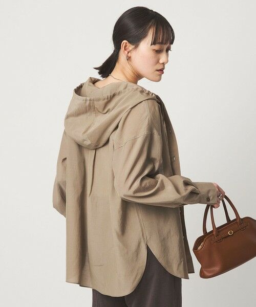 green label relaxing / グリーンレーベル リラクシング シャツ・ブラウス | フード シャツ UVカット 接触冷感 | 詳細20