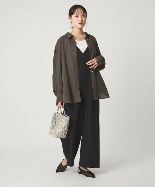 green label relaxing / グリーンレーベル リラクシング シャツ・ブラウス | 【結論シリーズ】リネン2WAYシャツ［size SHORTあり］ | 詳細4
