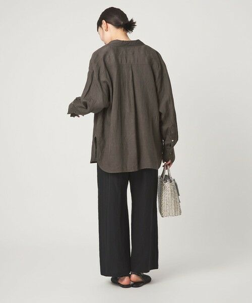 green label relaxing / グリーンレーベル リラクシング シャツ・ブラウス | 【結論シリーズ】リネン2WAYシャツ［size SHORTあり］ | 詳細6