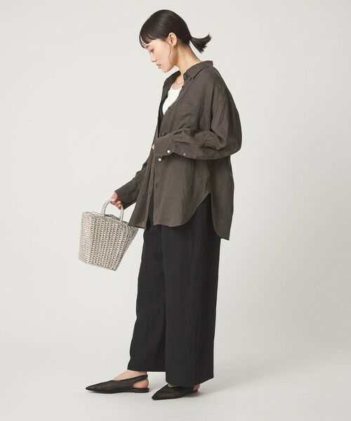 green label relaxing / グリーンレーベル リラクシング シャツ・ブラウス | 【結論シリーズ】リネン2WAYシャツ［size SHORTあり］ | 詳細5