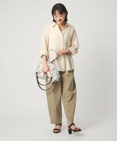 green label relaxing / グリーンレーベル リラクシング シャツ・ブラウス | 【結論シリーズ】リネン2WAYシャツ［size SHORTあり］ | 詳細10