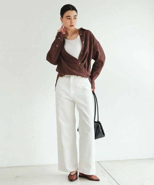 green label relaxing / グリーンレーベル リラクシング シャツ・ブラウス | 【結論シリーズ】リネン2WAYシャツ［size SHORTあり］ | 詳細12