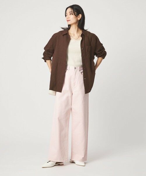 green label relaxing / グリーンレーベル リラクシング シャツ・ブラウス | 【結論シリーズ】リネン2WAYシャツ［size SHORTあり］ | 詳細16