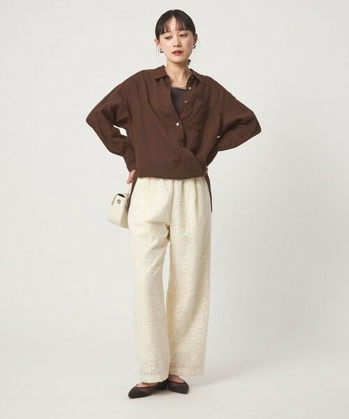 green label relaxing / グリーンレーベル リラクシング シャツ・ブラウス | 【結論シリーズ】リネン2WAYシャツ［size SHORTあり］ | 詳細18