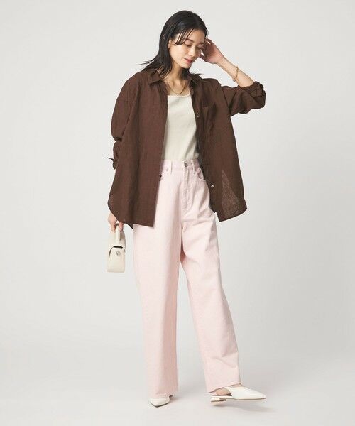 green label relaxing / グリーンレーベル リラクシング シャツ・ブラウス | 【結論シリーズ】リネン2WAYシャツ［size SHORTあり］ | 詳細14