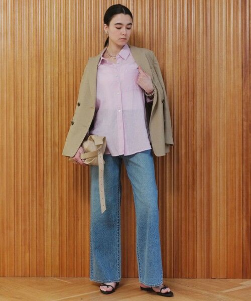 green label relaxing / グリーンレーベル リラクシング シャツ・ブラウス | 【結論シリーズ】リネン2WAYシャツ［size SHORTあり］ | 詳細18