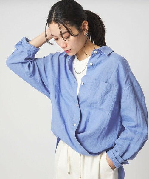 green label relaxing / グリーンレーベル リラクシング シャツ・ブラウス | 【結論シリーズ】リネン2WAYシャツ［size SHORTあり］ | 詳細27