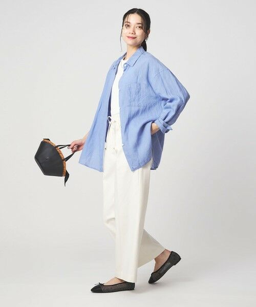 green label relaxing / グリーンレーベル リラクシング シャツ・ブラウス | 【結論シリーズ】リネン2WAYシャツ［size SHORTあり］ | 詳細29